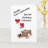 Verjaardag Valentijn G kaart: Turning Five Kaart (Gele Bloem)