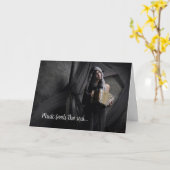 Verjaardag van accordeonist kaart (Gele Bloem)