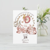 Verjaardag van Alice in Wonderland Kaart (Staand voorkant)