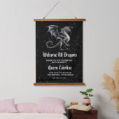 Verjaardag van alle draken hangend wandkleed (Slaapkamer)