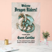 Verjaardag van alle drakenrijders acryl bord (Huwelijk)