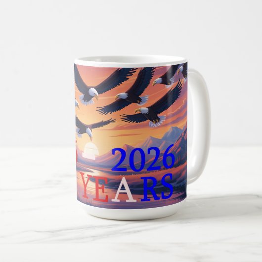 Verjaardag van Amerika Koffiemok (Voorkant rechts)