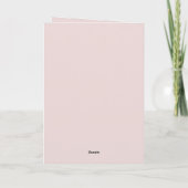 Verjaardag van Blush Cheetah Kaart (Achterkant)