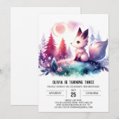 Verjaardag van Boho Dreamy Wolf Kaart (Voorkant / Achterkant)