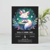 Verjaardag van Boho Fox Kaart (Staand voorkant)