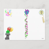 Verjaardag van Brooklyn de Weimaraner  Feestdagenkaart (Achterkant)