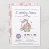 Verjaardag van Bubu en Monch Unicorn Kaart (Voorkant / Achterkant)