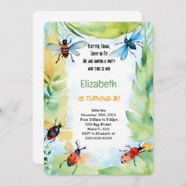 Verjaardag van bug kaart