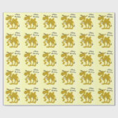 Verjaardag van Camel Design Cadeaupapier (Vlak)