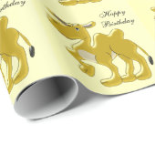 Verjaardag van Camel Design Cadeaupapier (Rol Hoek)