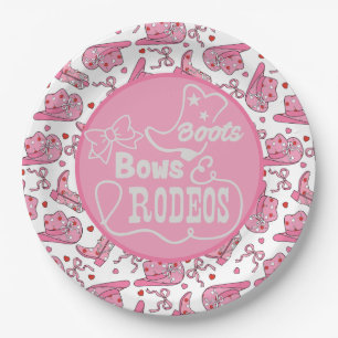 Verjaardag van Cowgirl Papieren Bordje