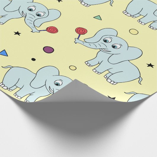 Verjaardag van Custom Fun Kind Cadeaupapier (Hoek)