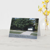 Verjaardag van Dads van de Oprijlaan van de Auto Kaart (Gele Bloem)