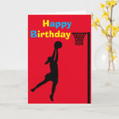 Verjaardag van de aangepaste netbalspeler kaart (Gele Bloem)