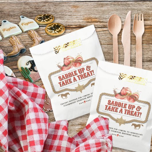 Verjaardag van de aardbeienstormloop bedankzakje