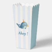 Verjaardag van de Ahoy Whale | themafeest nautisch Bedankdoosjes (Achterkant)