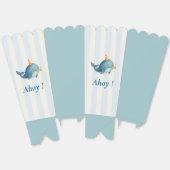 Verjaardag van de Ahoy Whale | themafeest nautisch Bedankdoosjes (Ongevouwen)
