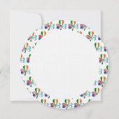 Verjaardag van de Argentijnse Amerikaanse Shamrock Kaart (Achterkant)