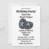 Verjaardag van de autowielbandtechnicus kaart (Voorkant)