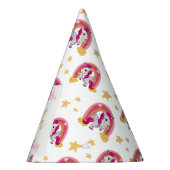 Verjaardag van de betoverde eenhoorn feesthoedjes (Rechts)