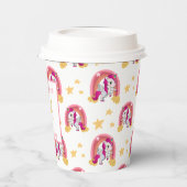 Verjaardag van de betoverde eenhoorn papieren bekers (Links)