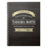  verjaardag van de bevalling notitieboek (Voorkant)