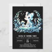 Verjaardag van de Boho Minimalist Tiger Kaart (Voorkant)