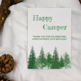 Verjaardag van de bomen bedankkaart