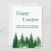 Verjaardag van de bomen bedankkaart (Voorkant)