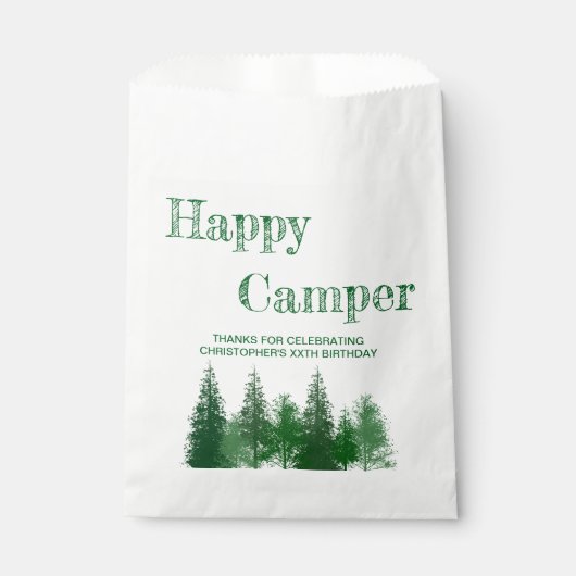 Verjaardag van de bomen bedankzakje (Voorkant)