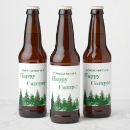 Verjaardag van de bomen bier etiket