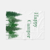 Verjaardag van de bomen fleece deken (Voorkant (Horizontaal))