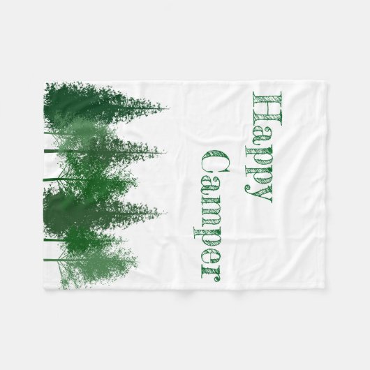 Verjaardag van de bomen fleece deken (Voorkant (Horizontaal))