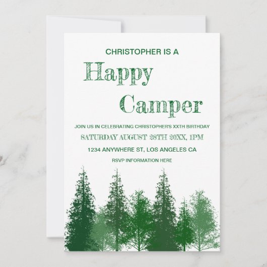 Verjaardag van de bomen kaart (Voorkant)