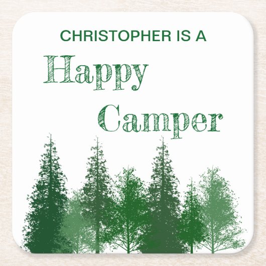 Verjaardag van de bomen kartonnen onderzetters (Voorkant)