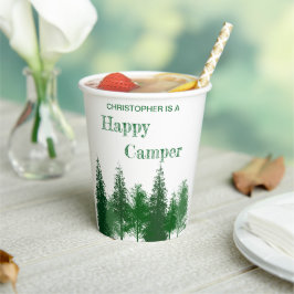 Verjaardag van de bomen papieren bekers