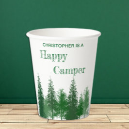 Verjaardag van de bomen papieren bekers