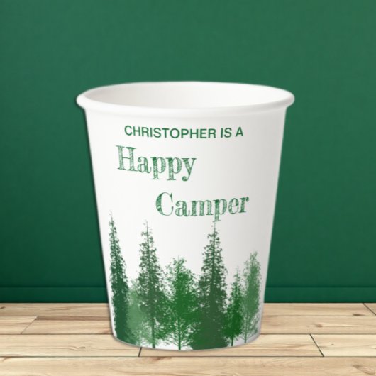 Verjaardag van de bomen papieren bekers