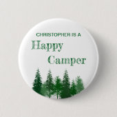 Verjaardag van de bomen ronde button 5,7 cm (Voorkant)