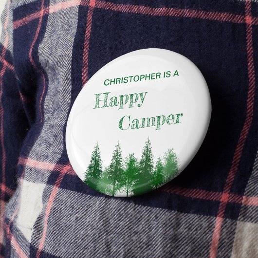 Verjaardag van de bomen ronde button 5,7 cm