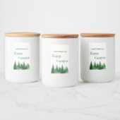 Verjaardag van de bomen voedselcontainer etiket (Flessen)