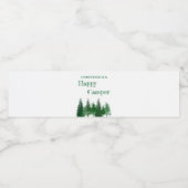 Verjaardag van de bomen waterfles etiket (Enkel label)