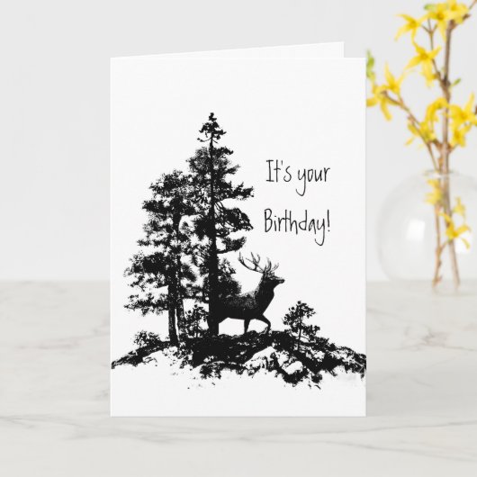 Verjaardag van de Boom van de Herten van het Kaart (Gele Bloem)