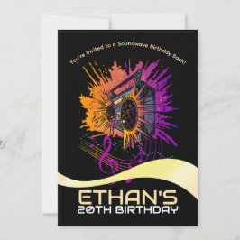 Verjaardag van de boombox: Blast Into Fun Kaart