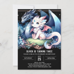 Verjaardag van de Children's Fantasy Dragon Kaart