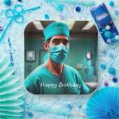 Verjaardag van de chirurg papieren bordje (Feest)