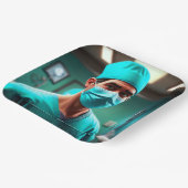 Verjaardag van de chirurg papieren bordje (Gebogen)