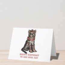 Verjaardag van de cowboykat