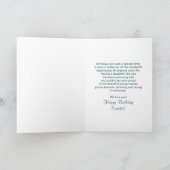 VERJAARDAG VAN DE DOCHTER - BLAUW IJS - GROET - KAART (Binnen)