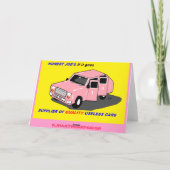 VERJAARDAG VAN DE DOCHTER KAART (Achterkant)